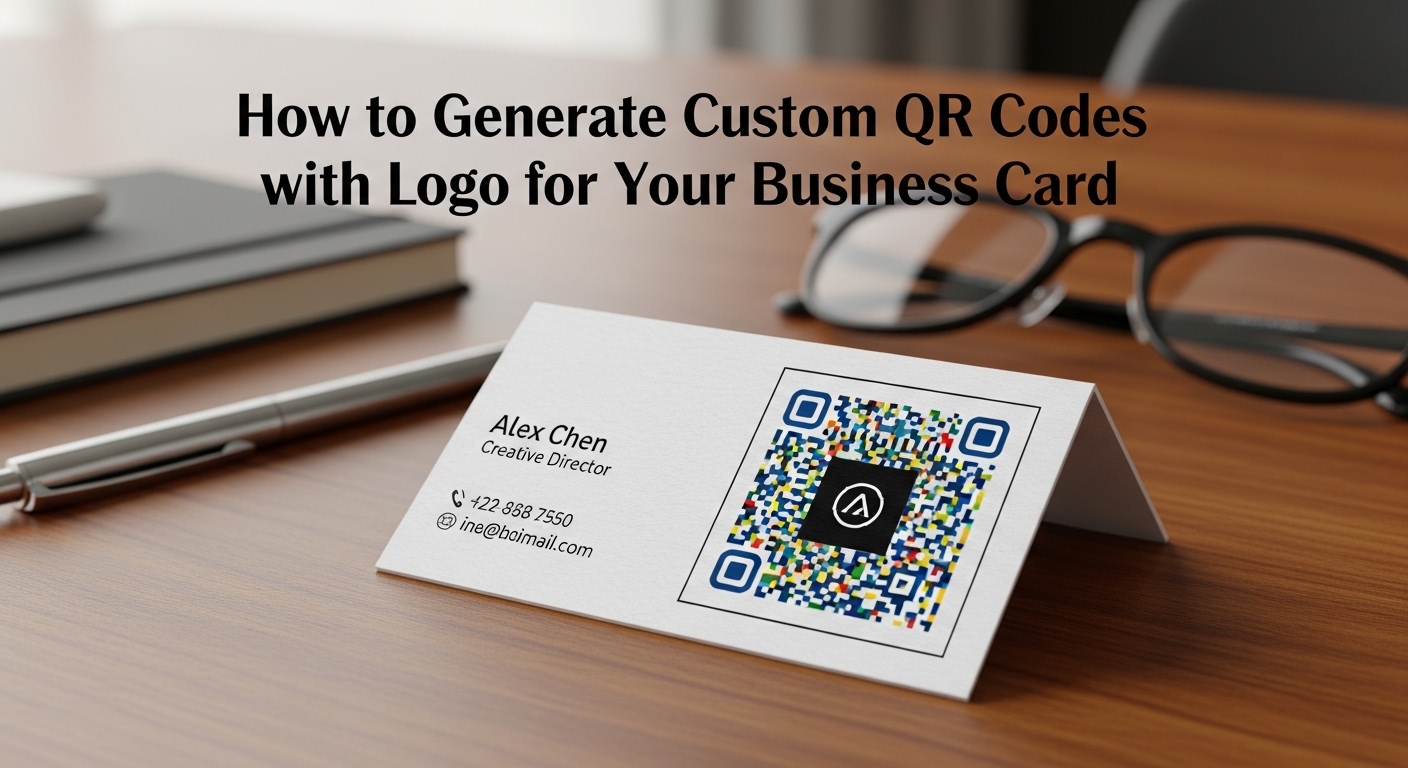 How to Create a Custom QR Code with Logo for Your Business Card (100% Free)